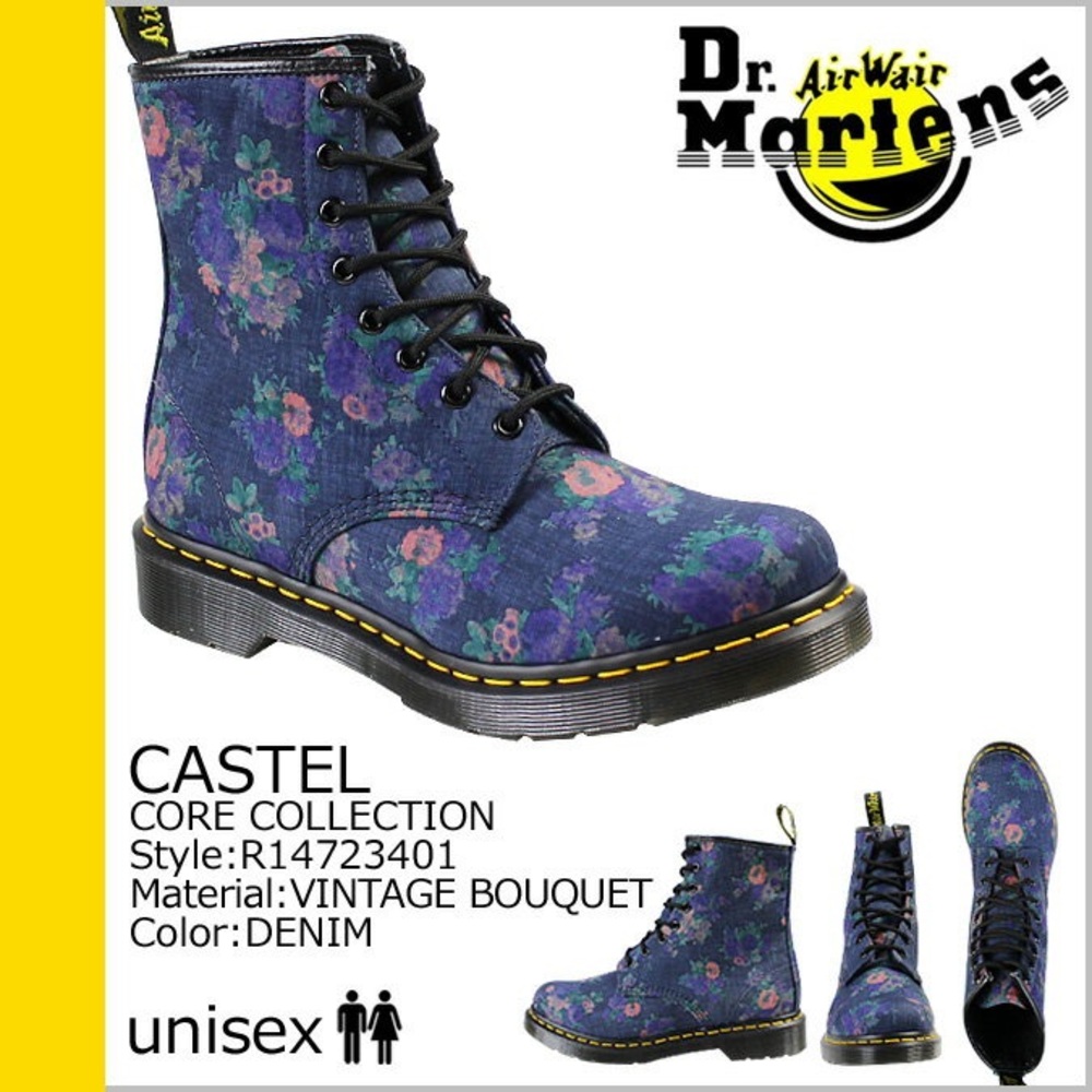 Blue Castel Dr Martens